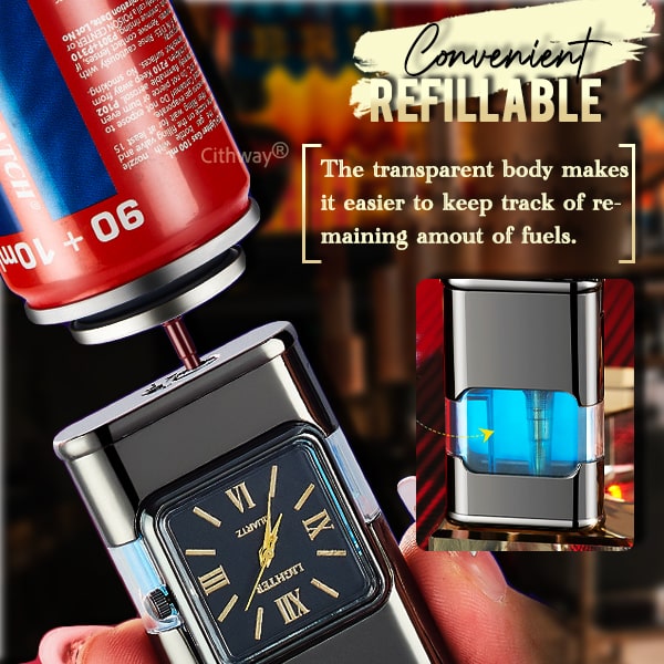 Cithway® Windproof Dual-Flame Vintage Watch Lighter