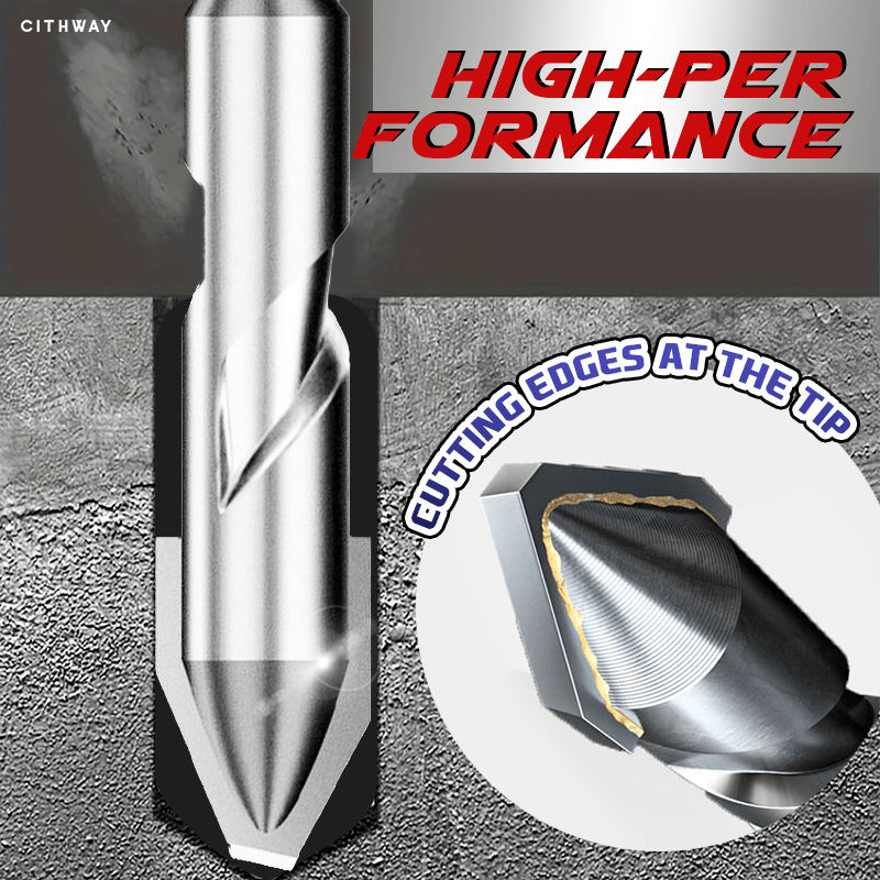 Cithway™ All-Purpose High-Hardness Crooked Drill Bit