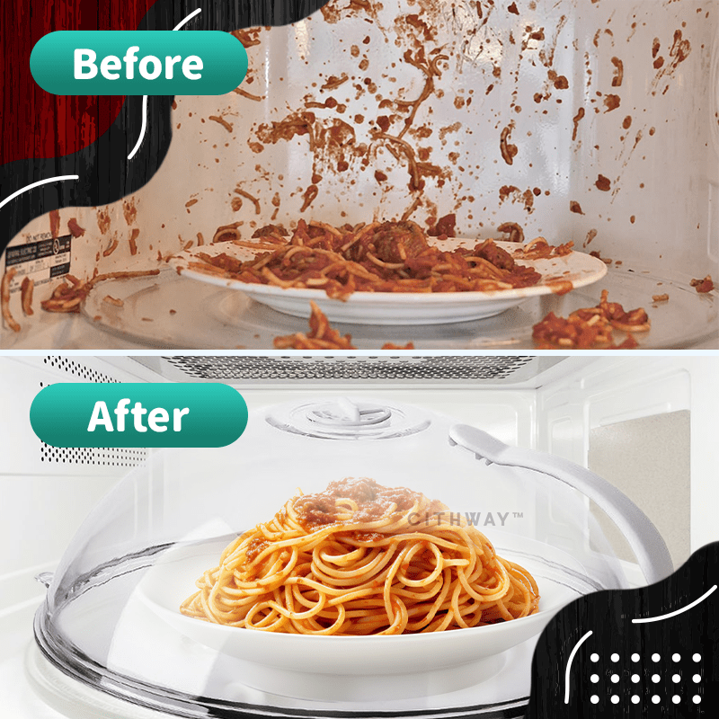 Cithway™ Splatter-Guard Microwave Food Cover