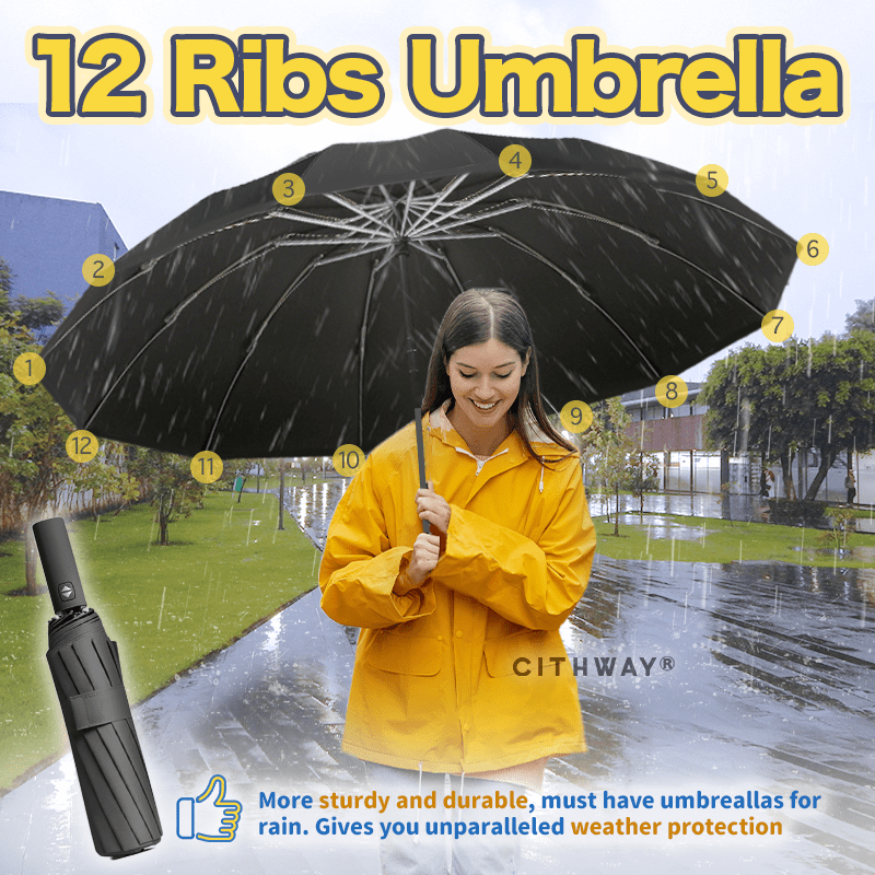 Cithway® Auto Windproof  Inverted Umbrella