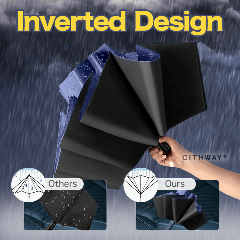 Cithway® Auto Windproof  Inverted Umbrella