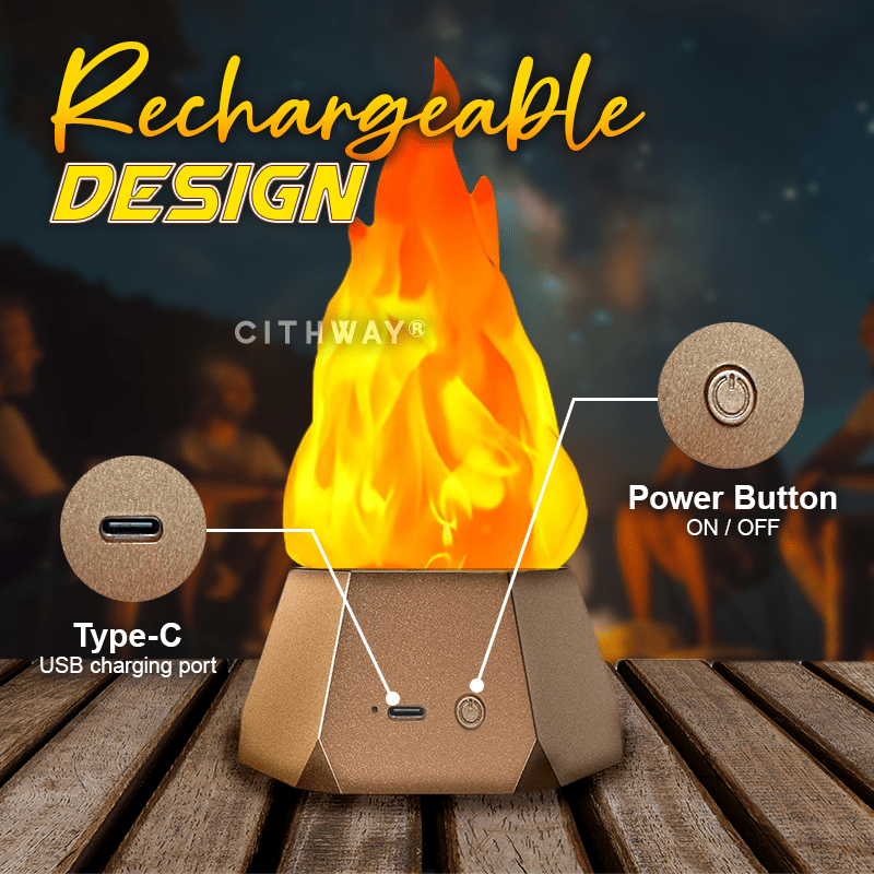 Cithway® LED Flame Cozy Night Lamp