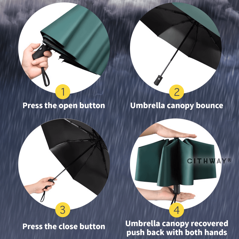 Cithway® Auto Windproof  Inverted Umbrella