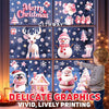 Cithway™ Christmas Window Cling Decor Sticker Set (9 Sheets)
